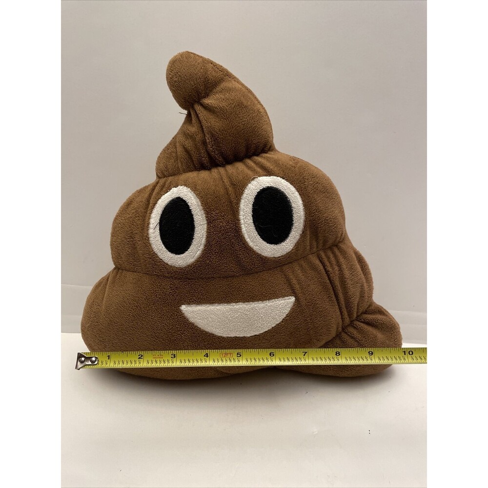 Emoji Poop Pillow 12” - Picture 2 of 6